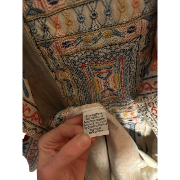 Johnny Was Biya  Knit Pocket Duster Hooded Cardigan Sweater Size XS 💐 - Picture 3 of 5